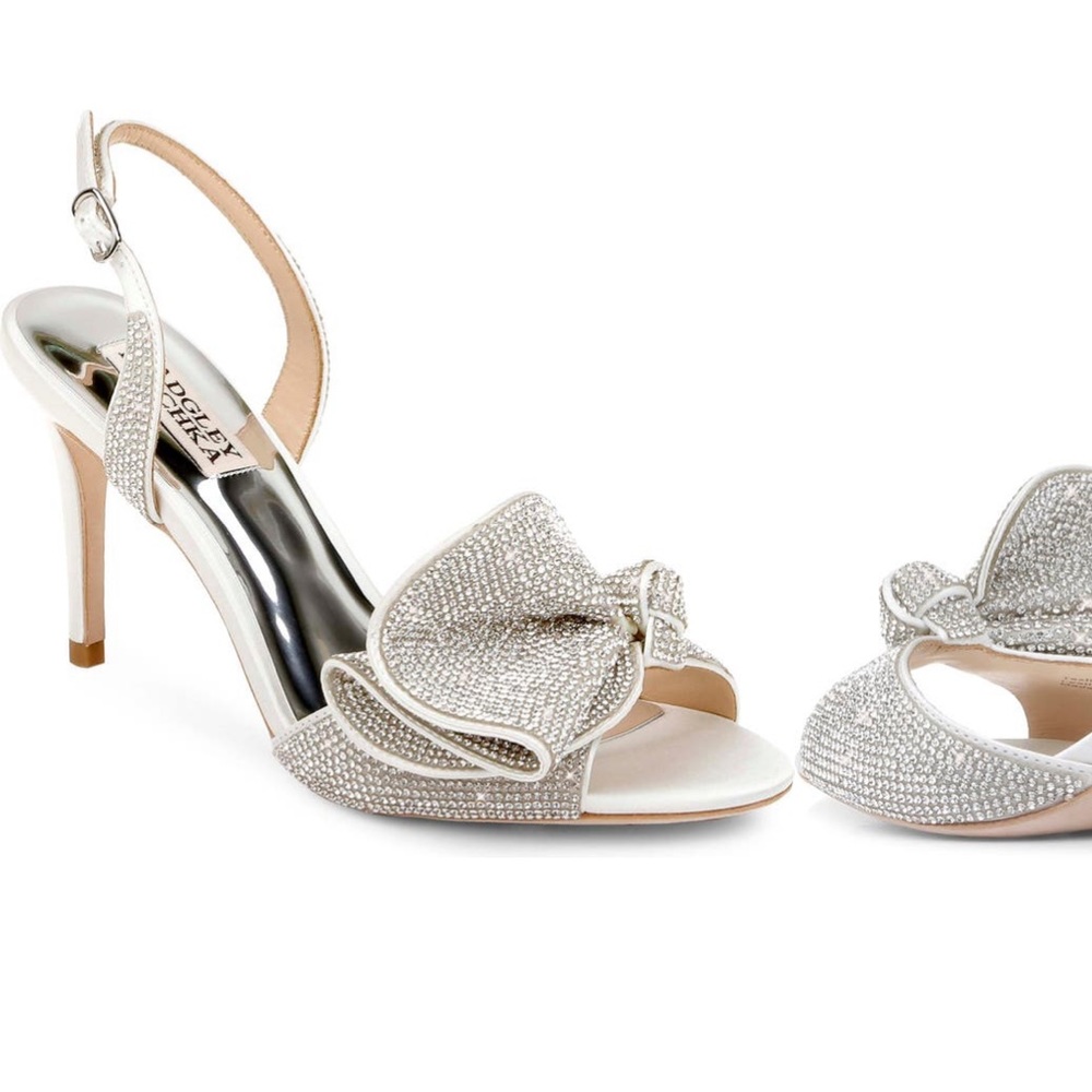 Badgley Mischka Collection Rennie Embellished Slingback Sandal
